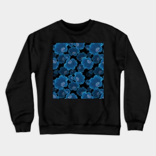 Blue flowers Crewneck Sweatshirt